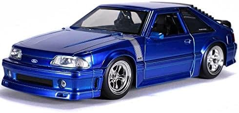 Jada Toys Bigtime Muscle 1:24 1989 Ford Mustang GT Die-cast Car Blue, Toys for Kids and Adults post thumbnail image