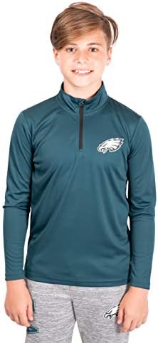 Ultra Game NFL Boys Active Quarter Zip Quick Dry Long Sleeve Shirt post thumbnail image