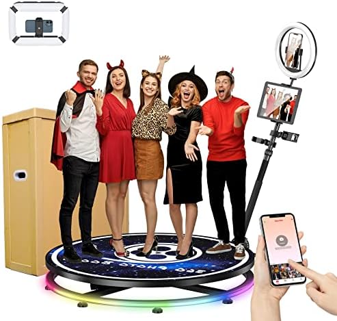 360 Photo Booth with Honeycomb Case 100CM +Extra Free Battery Ring Light, YCKJNB 360 Photo Booth Machine for Parties 39.4″,Software Remote Control Automatic Spin Ring Light for 5-7 People to Stand on post thumbnail image