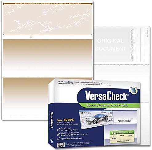 VersaCheck Secure Checks – 250 Blank Business Voucher Checks – Tan Prestige – 250 Sheets Form #1000 – Check on Top post thumbnail image