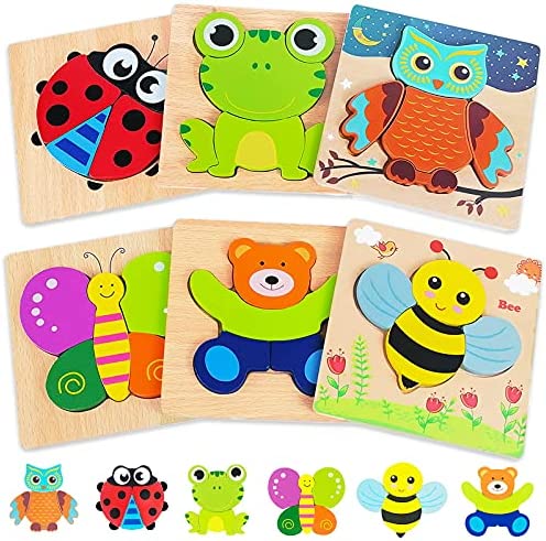 Bekayshad Wooden Puzzles Toddler Toys Gifts for 1 2 3 Year Old Boys Girls, Animal Jigsaw Puzzles Montessori Toys, Learning Educational Christmas Birthday Gifts for Girls Boys Ages 1-3 post thumbnail image