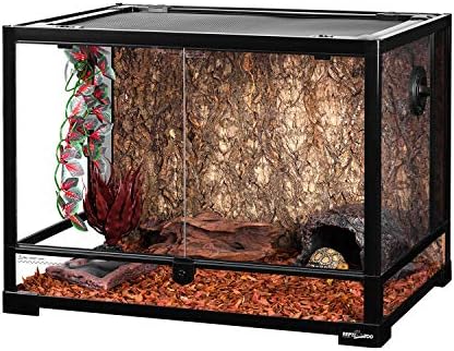 REPTI ZOO Large 34 Gallon Reptile Glass Terrarium Tank,Front Opening Door 24″ x 18″ x 18″ Double Hinge Door with Screen Ventilation Reptile Terrarium (Backgrounds not Include) post thumbnail image