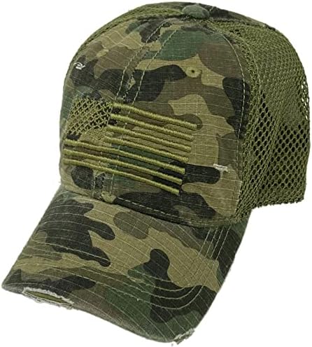 CC Everyday Distressed Trucker Mesh Summer Vented Baseball Sun Cap Hat post thumbnail image