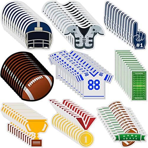 craftshou 108 Pcs Paper Football Cutouts for Crafts Football Bulletin Board Football Theme Party Decorations for Super Bowl Game Day Sport Party Supplies Decorations post thumbnail image