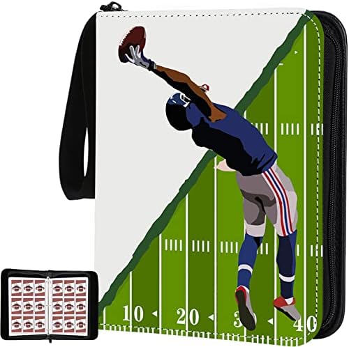 Football Card Binder with Sleeves, 900 Pocket Football Card Holder for Trading Cards Sports Cards Folder Football Collector Album 3-Ring Binder Book Storage Case for Boys and Girls Kids Gift post thumbnail image