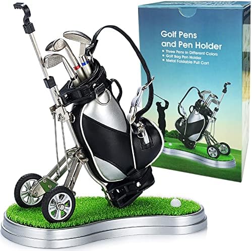 Jishi Golf Pen Holder Desk Golf Gifts for Men Unique Novelty Cool Office Desk Decor Gadgets, Mini Golf Pen Cup Holder Organizer, Golfer Gift Ideas for Boss Coworkers Dad Birthday Fun Stocking Stuffers post thumbnail image