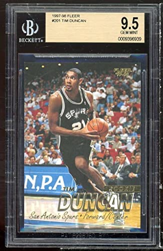 Tim Duncan Rookie Card 1997-98 Fleer #201 BGS 9.5 post thumbnail image