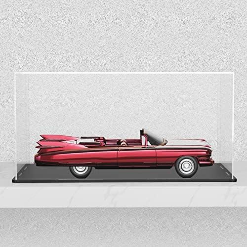 CRMPro Clear Acrylic Display Case with Matte Black Base, Simple Self-Assembly Dust-Proof Showcase, Countertop Display Box for 1:24 Diecasting Model Cars (10x5x5 inch) post thumbnail image