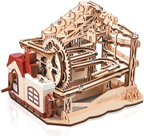 MIEBELY Electrical 3D Wooden Puzzles Craft Toys DIY Marble Run Model Building Kits Block Toys W/Motor, Mechanical Gear Engineering Kit Home Decor Hobbies Idea Valentines Day Gifts for Him Adults Teens post thumbnail image