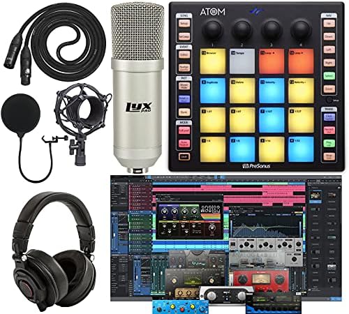 PreSonus ATOM Production/MIDI and Performance Pad Controller w/Professional Studio Microphone and Recording Kit post thumbnail image