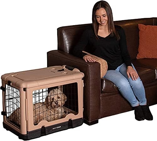 Pet Gear “The Other Door” 4 Door Steel Crate for Dogs/Cats with Garage-Style Door, Includes Plush Bed + Travel Bag, No Tools Required, 3 Models, 3 Colors post thumbnail image