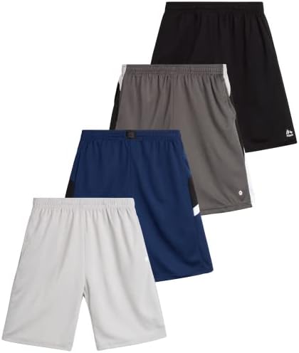 RBX Boys’ Active Shorts – Athletic Performance Basketball Shorts (4 Pack) post thumbnail image