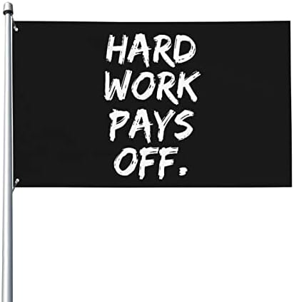 Hard Work Pays Off Flag 3×5 Ft Double Sided – Gym Banner Sport Inspirational Wall Decor Funny Garden Flags for College Dorm Room Home Outdoor Decoration post thumbnail image