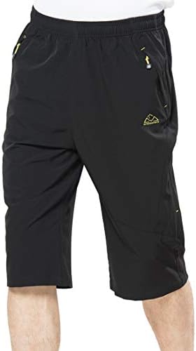 Rdruko Men’s Outdoor Sports Hiking Long Shorts 12″ Quick Dry Lightweight Capri 3/4 Shorts post thumbnail image