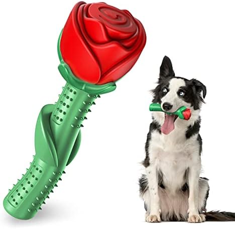 ucho Dog Chew Toys for Aggressive Chewers, Rose Dog Toys for Small Meduium Large Dogs, Interactive Dog Chew Toys for Training and Cleaning Teeth post thumbnail image