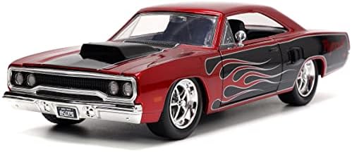 Jada Toys Big Time Muscle 1:24 1970 Plymouth Road Runner Die-cast Car Red/Black Flames, Toys for Kids and Adults post thumbnail image