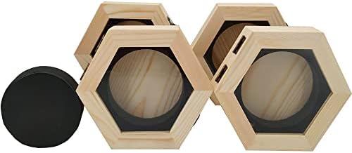 Hockey Puck Display Case，Hockey Puck Holder 4-Pack，Puck Case Holder Display Stand Puck Case（Wood） post thumbnail image