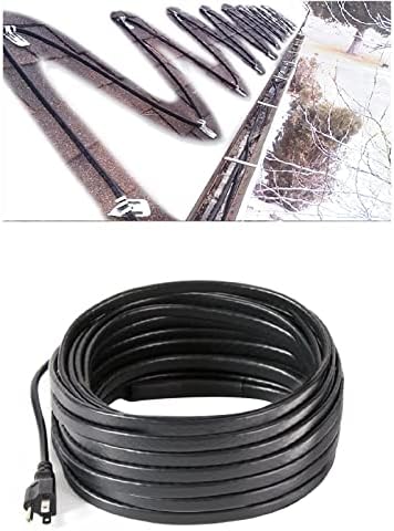 H&G lifestyles Roof Snow De-Icing Kit Self-Regulating-Plug-in Ready Heat Cable 80 feet 8 Watts Per Foot post thumbnail image