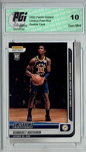 Bennedict Mathurin 2022 Panini Instant #22 Just 392 Made! Rookie Card PGI 10 – Basketball Slabbed Rookie Cards post thumbnail image