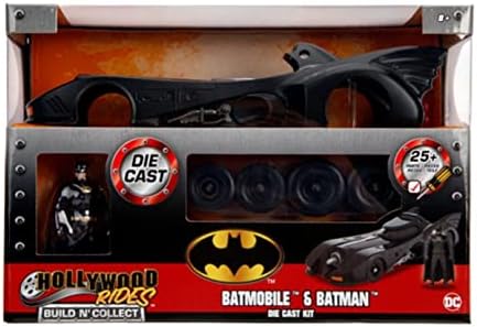 Jada Toys Build N’collect 1989 Batmobile & Batman Figure 1/24 Diecast Model Kit, Black post thumbnail image