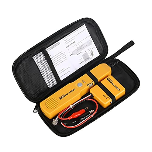 Wire Tracer Electrical Circuit Tracer Tone Generator and Probe Kit,Circuit Breaker Finder Network Cable Continuity Tester Electric,Automotive Wire Tracker Telephone Line Finder Toner Detector Tool post thumbnail image