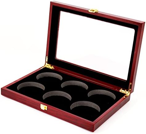 Hockey Puck Display Case Shadow Box with Locks for Hockey Puck (Balls not Included) (Red,6) post thumbnail image