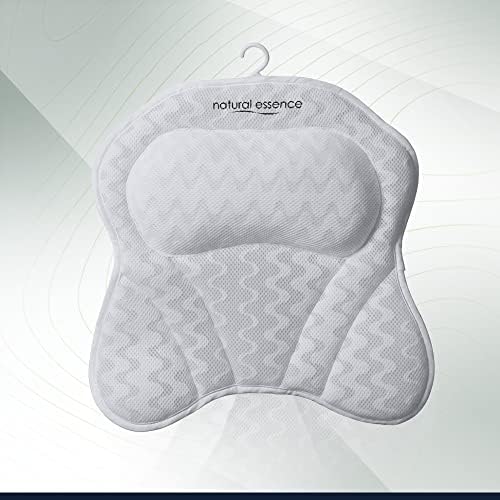 Natural Essence Bath Pillow Soft Air Mesh, Premium Quality 3D Bath Accessories, Washable and Supports Back Neck and Quality Headrest Relaxation – Valentines Day Gifts for Him and Her by Trade Sailor post thumbnail image