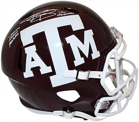 Johnny Manziel Signed Texas A&M Aggies F/S Red Speed Helmet Beckett post thumbnail image