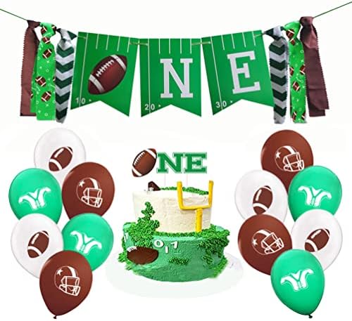 Football ONE Banner, Football First Birthday Party Bunting Banner,Baby Boy Girl 1st Birthday Football Sports Theme Party Decorations Supplies. post thumbnail image