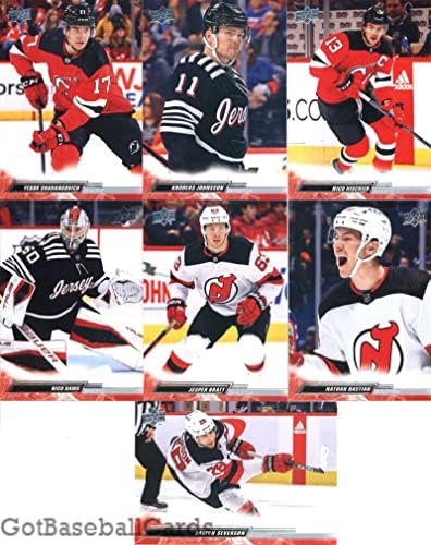 2022-23 Upper Deck Series 1 & 2 New Jersey Devils Team Set of 12 Cards: Nathan Bastian(#106), Jesper Bratt(#107), Nico Daws(#108), Nico Hischier(#109), Andreas Johnsson(#110), Damon Severson(#111), Yegor Sharangovich(#112), Dawson Mercer(#356), Dougie Hamilton(#358), Jesper Boqvist(#360), Jack Hughes(#361), Tomas Tatar(#363) – GotBaseballCards post thumbnail image