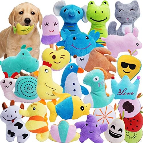 HDMOTU (Pack of 26 Soft Small Dog Squeaky Toys,Cute Puppy Favorite Comfortable Squeakers Toy,Multicolored post thumbnail image