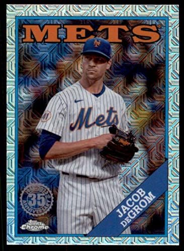 2023 Topps Series One Silver Packs Mojo Refractor #T88C-6 JACOB DEGROM New York Mets Baseball Trading Card post thumbnail image