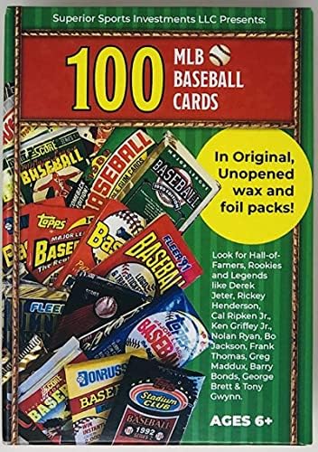 Superior Sports Investments LLC 100 MLB Baseball Cards in Original Unopened Wax and Foil Packs Blaster Box Look for Hall-of-Famers Such As Cal Ripken, Ken Griffey Jr, Nolan Ryan, Frank Thomas, Don Mattingly, Wade Boggs, George Brett & Tony Gwynn. post thumbnail image