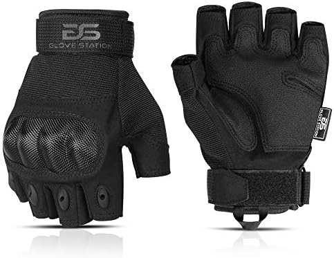 Glove Station The Combat – Fingerless Knuckle Tactical Gloves for Men – Motorcycle Gloves for Tactical Shooting, Airsoft, Hunting, Police Work and Hiking post thumbnail image