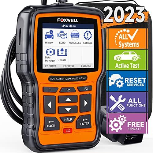 FOXWELL NT510Elite fit for Mercedes Benz Diagnostic Tool,2023 Newest Full System fit for Mercedes Scanner Bidirectional Scan Tool,OBD2 Scanner Car Code Reader ABS Bleed SAS Oil Light Reset CKP Relearn post thumbnail image