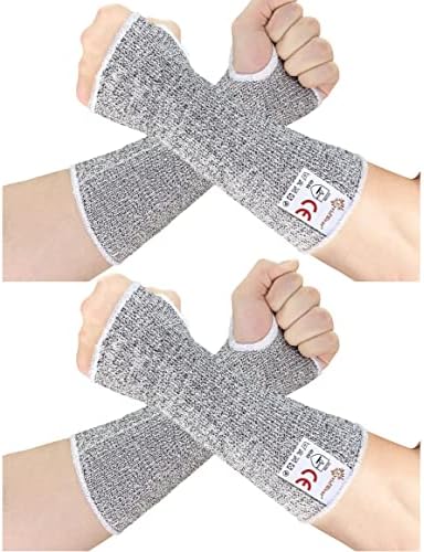 Evridwear Protective Sleeves for Arm, 2 Pairs Men Women Arm Guards Level 5 Cut Resistant Arm Protectors for Thin Skin post thumbnail image