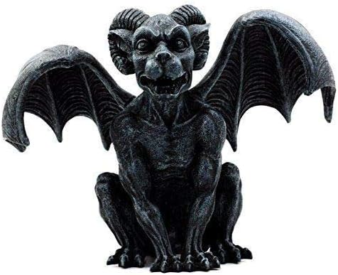 Figurine Collectibles Gothic Ram Horned Gargoyle in Faux Stone Finish 6 post thumbnail image