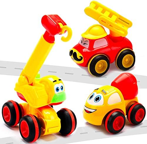 Toys for a 2 Year Old Boy – 3 Friction Powered Trucks for 2+ Year Old Boys, Push & Go Cars Cartoon Construction Vehicle Set – Toddler Boys Toys & Toy Trucks, Play Pull Back Car post thumbnail image