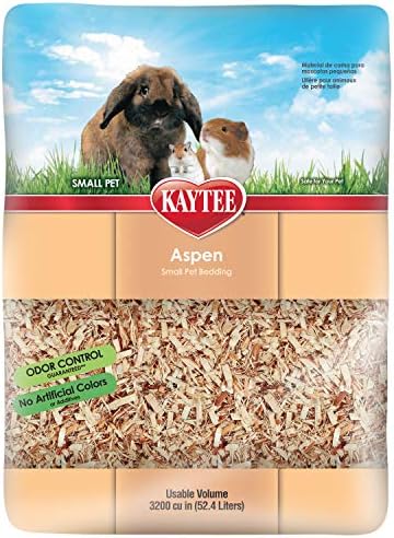 Kaytee Small Animal Hardwood Aspen Bedding For Pet Guinea Pigs, Rabbits, Hamsters, Gerbils, and Chinchillas, 54.2 Liter post thumbnail image