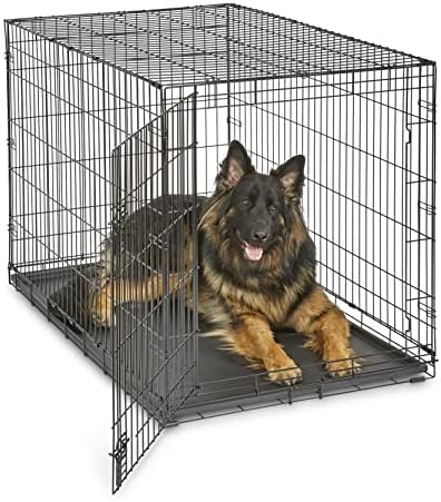 New World Pet Products Newly Enhanced Single & Double Door New World Dog Crate, Includes Leak-Proof Pan, Floor Protecting Feet, & New Patented Features post thumbnail image