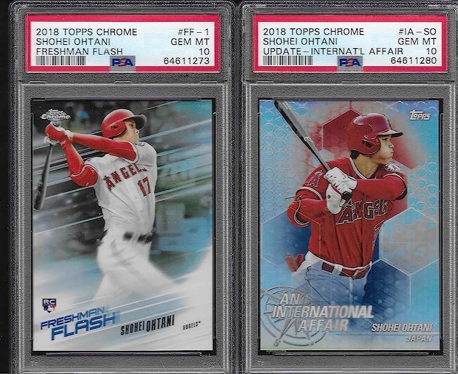 PSA 10 TOPPS ALL CHROME SHOHEI OHTANI 2 CARD ROOKIE LOT GRADED PSA GEM MINT 10 ANGLES SUPERSTAR MVP RARE LOT post thumbnail image