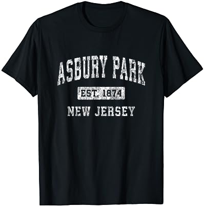 Asbury Park New Jersey NJ Vintage Established Sports Design T-Shirt post thumbnail image