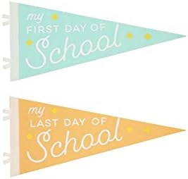 Pearhead First & Last Day Pennant Flags, Back to School and Last Day of School Essentials, Photo Props for Kids, Felt Flags, First Day Of School Photo Prop post thumbnail image