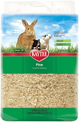 Kaytee Small Animal Pine Bedding For Pet Guinea Pigs, Rabbits, Hamsters, Gerbils, and Chinchillas, 52.4 Liter,Brown post thumbnail image