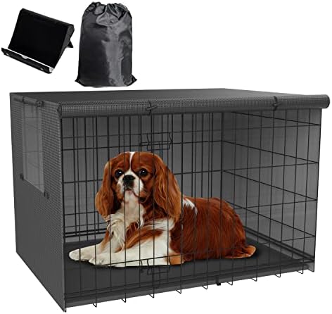 Crate cover Fit for 24 30 36 42 48-inches,Dog crate covers 36 inch,Cover for dog crate,Waterproof dog kennel cover,Crate covers for dog cages,Waterproof cover for dog kennel,Dog Enclosure Covers post thumbnail image