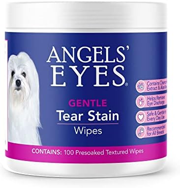 Angels’ Eyes Gentle Tear Stain Wipes for Dogs and Cats | 100 ct Presoaked & Textured Eye & Face Wipes | Remove Discharge & Mucus Secretions post thumbnail image