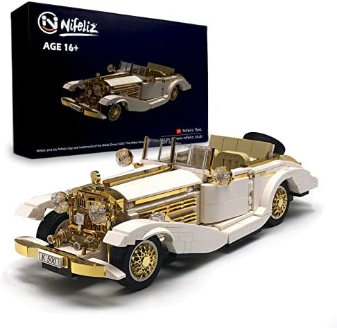 Nifeliz Retro Sports car K500 MOC Building Blocks and Construction Toy, Adult Collectible Model Cars Set to Build, 1:14 Scale Retro Car Model, New 2023 (868 Pcs) post thumbnail image