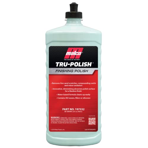 Malco Tru -Polish – All in One Car Polish and Swirl Remover/for Vehicle Paint Correction, Detailing and Buffing / 32 oz. (197332) post thumbnail image