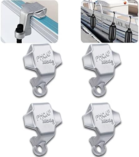 Pontoon Boat Square Rail Mount, Fender Bumpers Hanger/Adjuster/Clip for Docking,4 Pack post thumbnail image