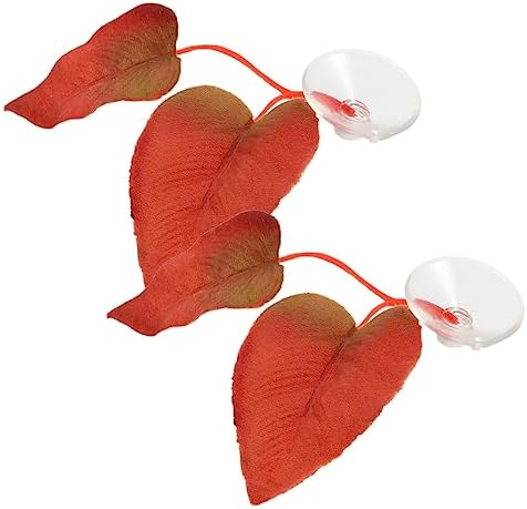 PATKAW 2pcs Fish Rest Hammock Plant Decorations Fish Decorations for Tank Leaves Decor Silica Gel Betta Fish Tank Supplies Betta Fish Leaf Betta Bed Leaf Betta Fish Supplies Leaf Hammock post thumbnail image